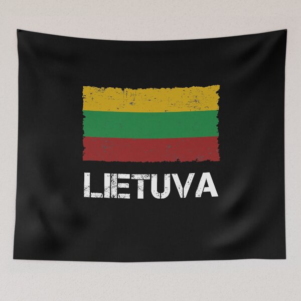 Item preview, Lithuania Flag Distressed Look Vintage designed and sold by Argentini.