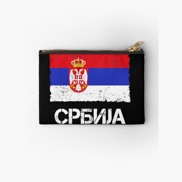 Item preview, Serbia Flag Used Look Vintage designed and sold by Argentini.