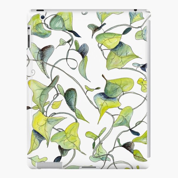Blue and Green Vines, Pattern iPad Snap Case