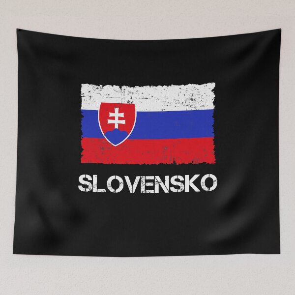 Item preview, Slovakia Flag Used Look Vintage designed and sold by Argentini.
