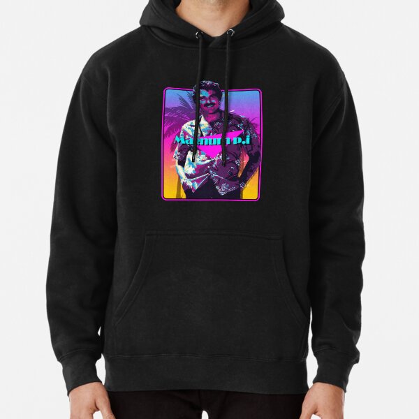 Magnum pi - Retro 1980s design Pullover Hoodie