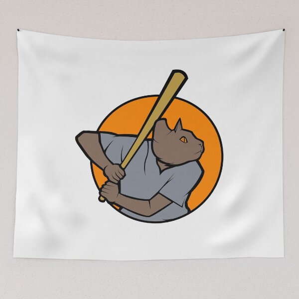 Item preview, Cat Baseball Bat Gift Box Hangover Home designed and sold by Gex909.