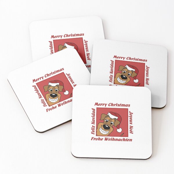 Item preview, Airedale Terrier Christmas designed and sold by LivHana.