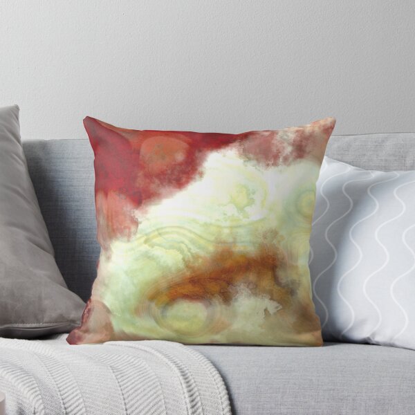 Item preview, Bordeaux watercolor with green tea stains designed and sold by Kolinnaprint.