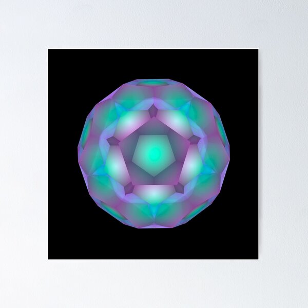Item preview,  Magic crystal truncated icosahedron.   designed and sold by MarynaOlyak.