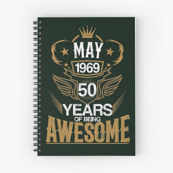 Item preview, Born in May 1969 50th Years of Being Awesome designed and sold by eaglestyle.