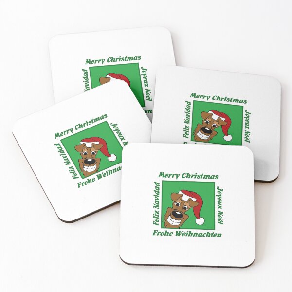 Item preview, Irish Terrier Christmas designed and sold by LivHana.
