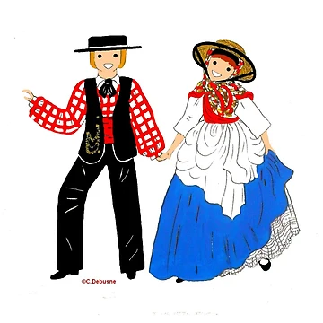 Costume from CORSE, France