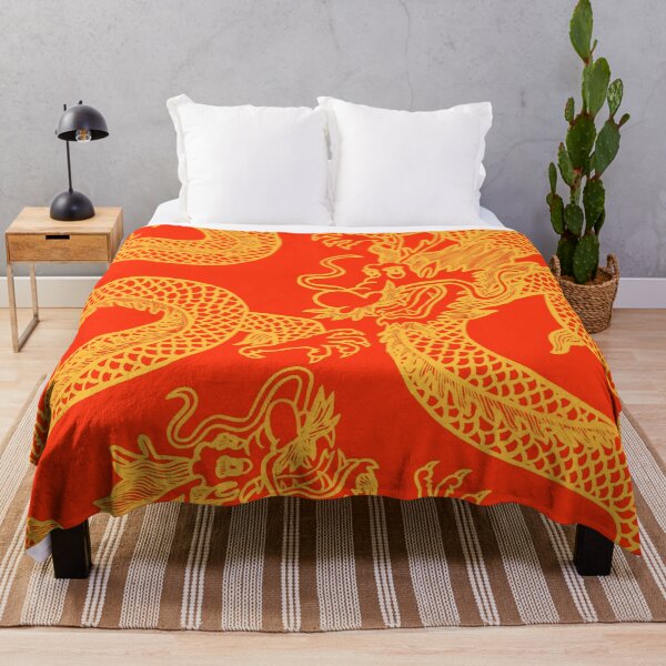 Item preview, Red and Gold Battling Dragons designed and sold by straypencil.