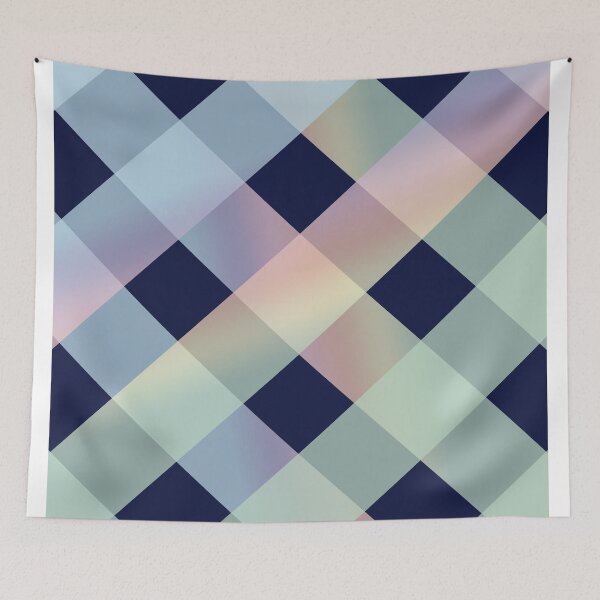 Item preview, Rainbow plaid designed and sold by Sixthsun.