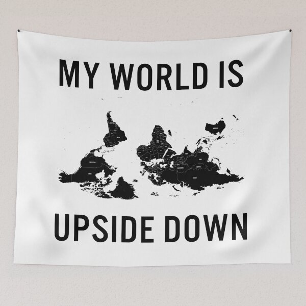 Item preview, My World is Upside Down quote designed and sold by pytyczech.