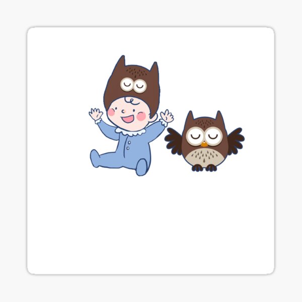 Item preview, baby & owl, Best Friends designed and sold by Bionixxx.