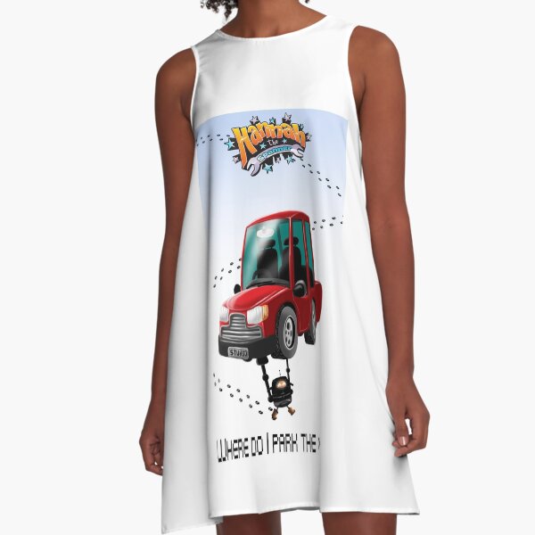 Where do I park the car? A-Line Dress