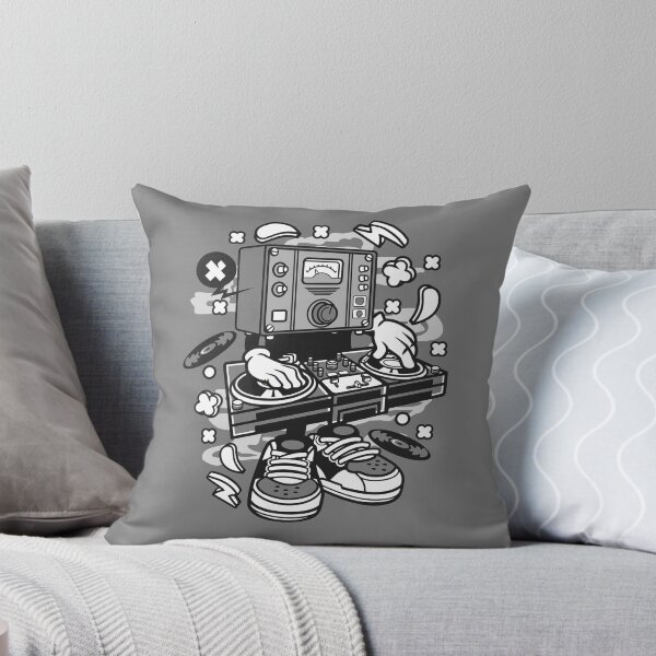 Item preview, Dj old school sounds Cartoon Character - Tshirt design for people who love Dance-Club-Music-Party-Fun! old school style! designed and sold by Nickelparis.