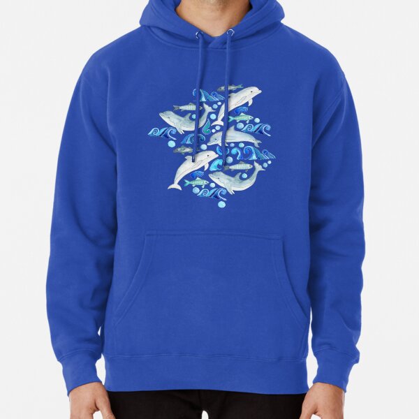 Dolphin Frolic Pullover Hoodie