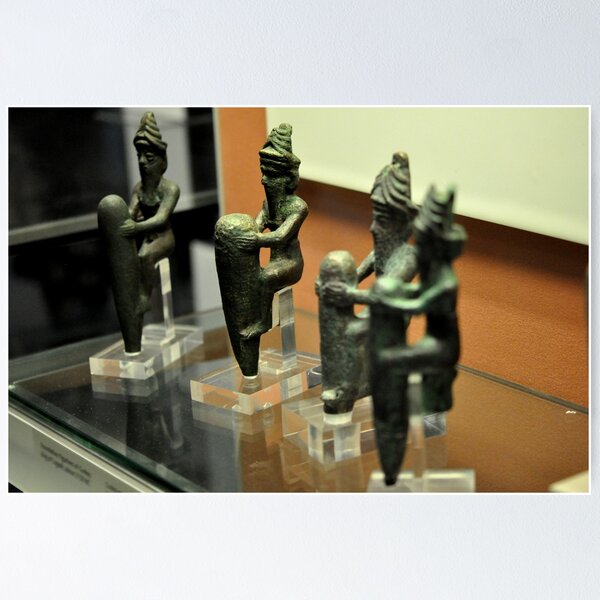 Item preview, four statues of Mesopotamian gods, Four statues of the gods of Mesopotamia designed and sold by Javibeaitanaroa.