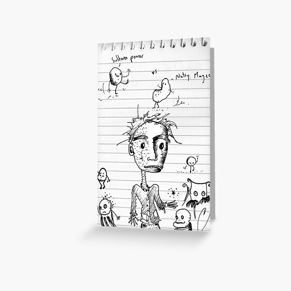Loosey sketches 1 Greeting Card
