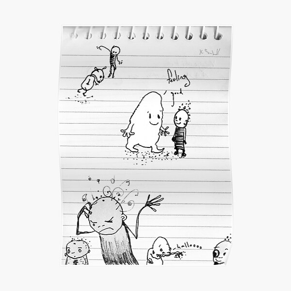 Loosey sketches 3 Poster