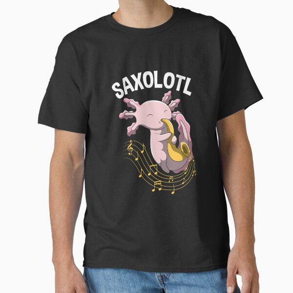 Item preview, Saxolotl Axolotl saxophone pun game shirt gift designed and sold by BornDesign.