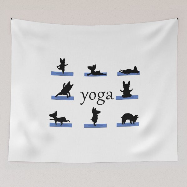 Item preview, Yoga Figurines Lotus Dog Gift Yogi Chi OM Sport designed and sold by Gex909.