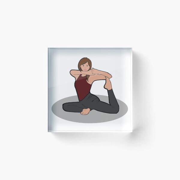 Item preview, Yoga woman figure flexion gift meditation yogi chi designed and sold by Gex909.