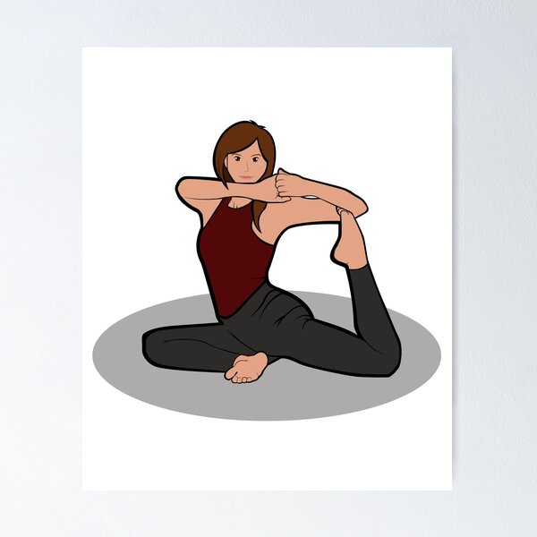 Item preview, Yoga woman figure flexion gift meditation yogi chi designed and sold by Gex909.
