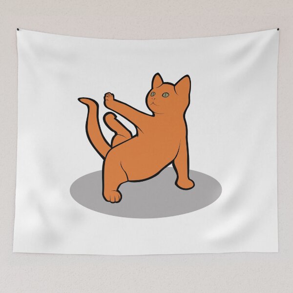 Item preview, Yoga cat figure meditation sport gift animal designed and sold by Gex909.