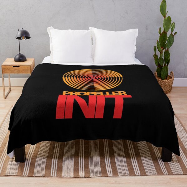 Item preview, Propeller INIT - Orange and Red - mostly on Black designed and sold by sleepingdogprod.