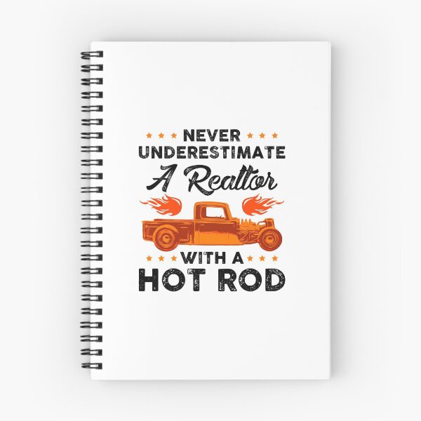 Item preview, Never Underestimate a Realtor With Hot Rod T-Shirt Gift designed and sold by Adriancryp.