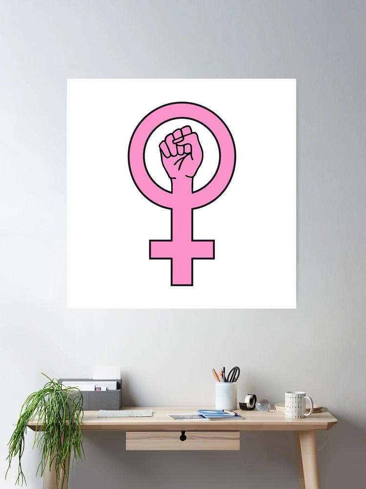 Pink Woman Sign