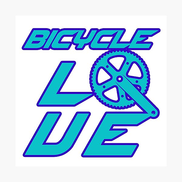 Item preview, Bicycle LOVE T-Shirt designed and sold by Rokahr-overland.