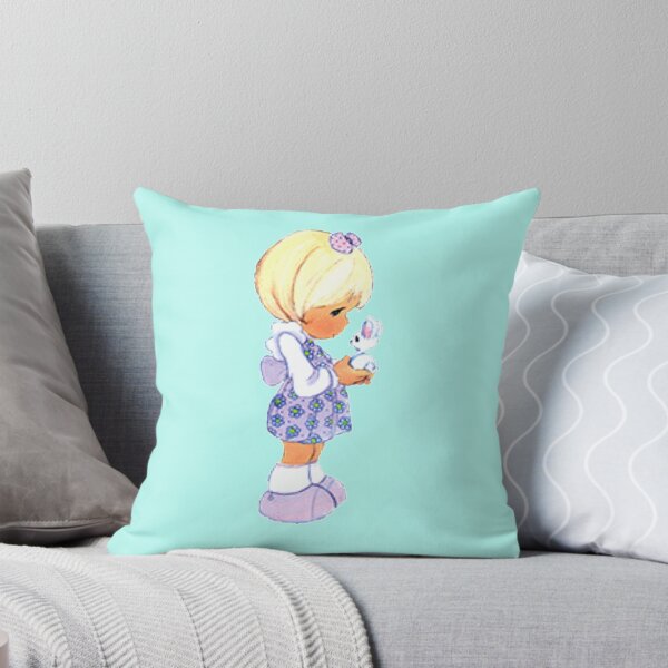 Item preview, Vintage Cute Little Girl And Easter Bunny designed and sold by MurphyMorganGifts.