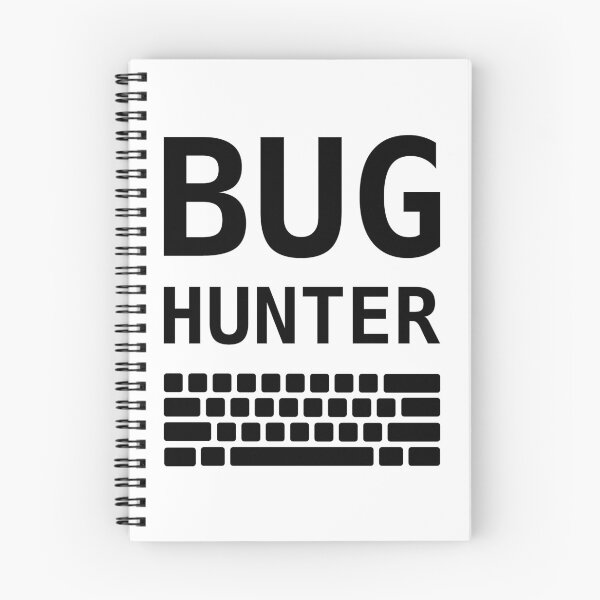 Item preview, BUG HUNTER with Keyboard - Black Design for Test Engineers designed and sold by ramiro.