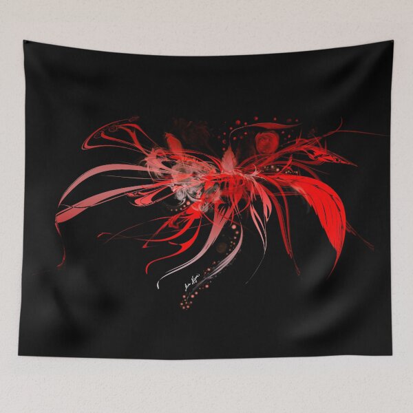 Item preview, Red on black by mjvision Mia Niemi designed and sold by mjvisiondesign.