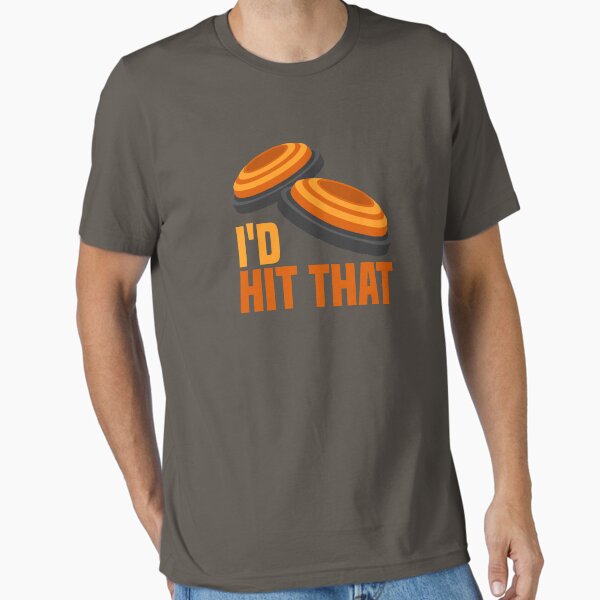 Vista previa del artículo con la obra «Skeet - Clay Shooting - Camiseta de regalo con texto en inglés "I'd hit that Gift"», diseñado y vendido por Adriancryp.