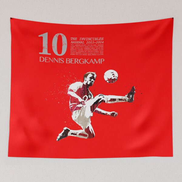 Item preview, Bergkamp the invincibles on red designed and sold by designwowow.