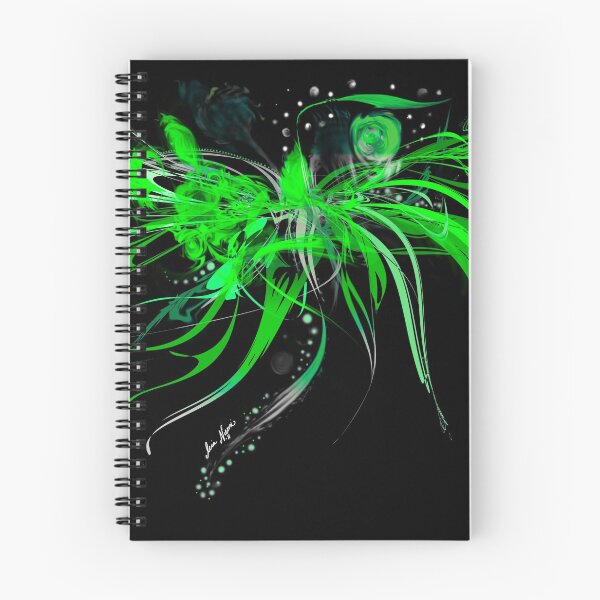 Item preview, Green on black by mjvision Mia Niemi designed and sold by mjvisiondesign.