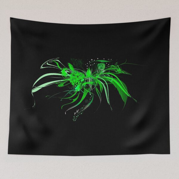 Item preview, Green on black by mjvision Mia Niemi designed and sold by mjvisiondesign.