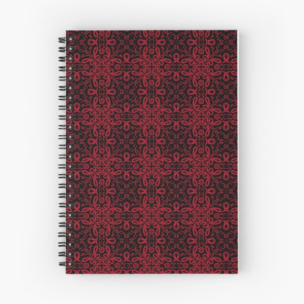 Item preview, Interlocking Crosses Motif - Red On Black designed and sold by Blenderbeetle.