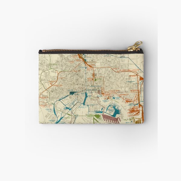 Item preview, Vintage Baltimore MD Railroad Map (1922) designed and sold by BravuraMedia.
