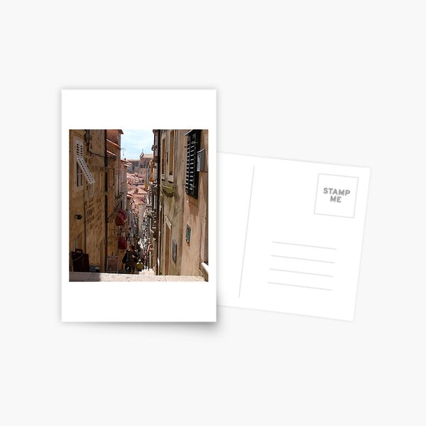 Streets of Dubrovnik - 1 Postcard
