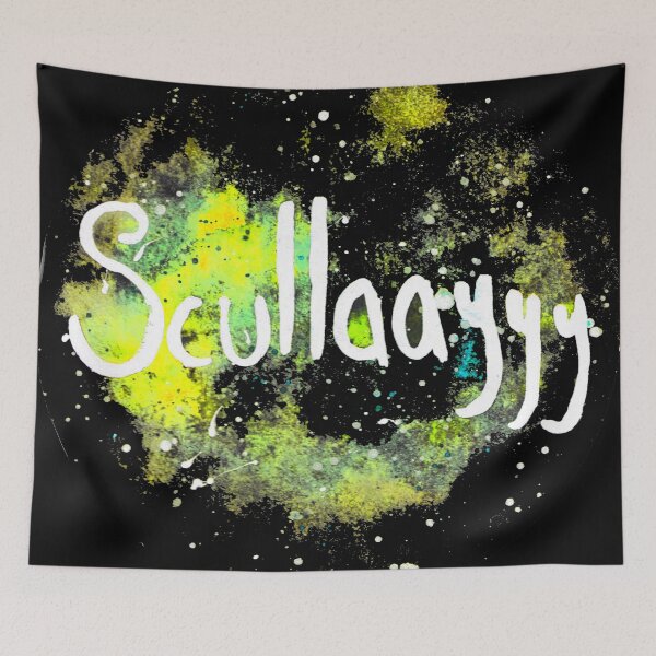 Item preview, Scullayyy X FILES Yellow Green Space Nebula  designed and sold by Niina  Niskanen.