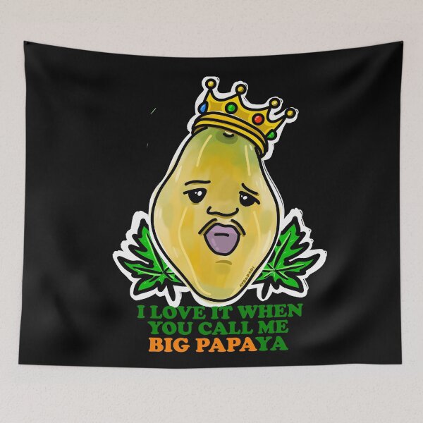 Item preview, BIG PAPAYA Sticker designed and sold by aydapadi.