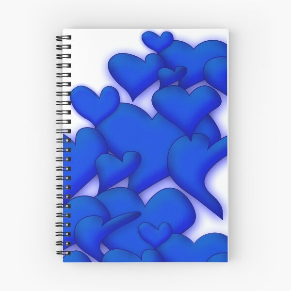 Item preview, Corazones azules blanco por mjvision Mia Niemi designed and sold by mjvisiondesign.