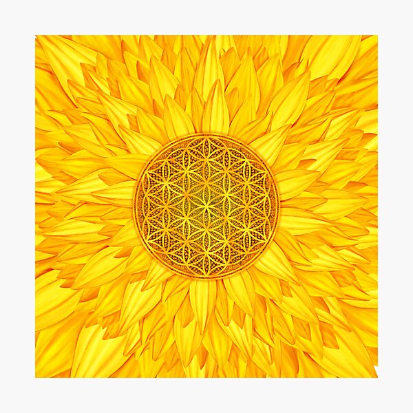 Item preview, Flower of Life -Sunflower #3 designed and sold by Nartissima.