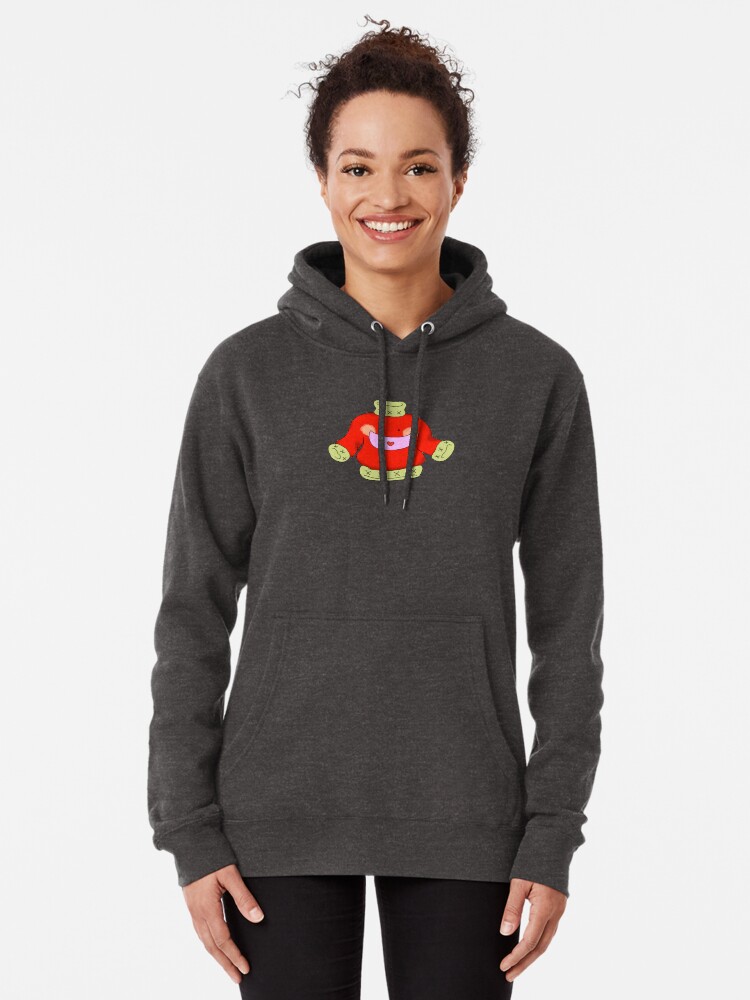 red jumper hoodie