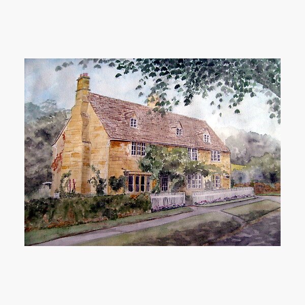 Cotswold Cottage, Buckland, Gloucestershire Photographic Print