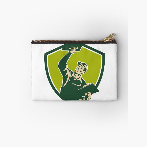 Item preview, Plasterer Mason Worker Trowel Shield Retro designed and sold by patrimonio.