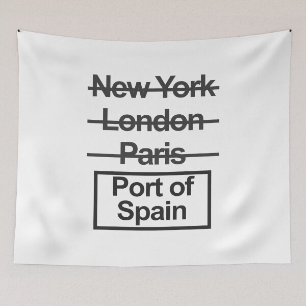 Item preview, Trinidad Tobago Port of Spain World City Text design designed and sold by GetItGiftIt.