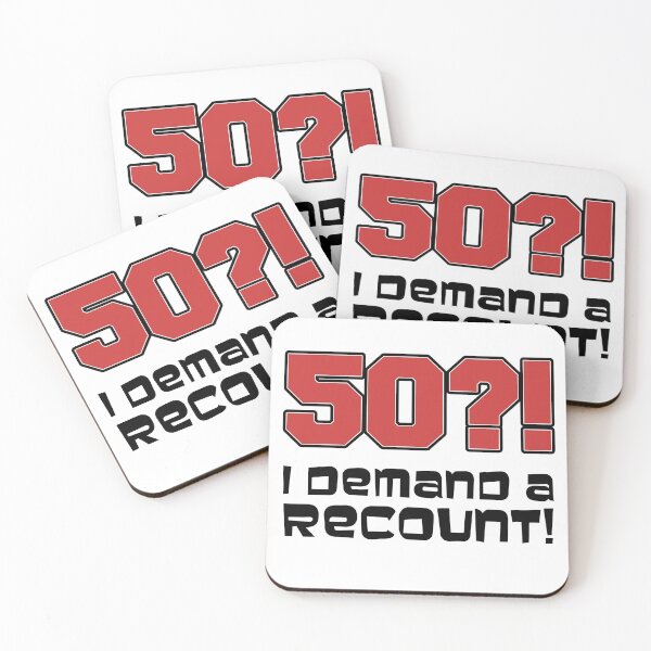Item preview, 50?! I Demand A Recount Funny 50th Birthday designed and sold by jaycartoonist.